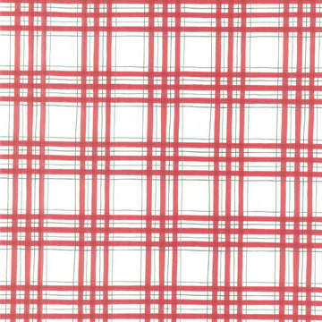 Woodland Winter (Moda) - Woodland Plaid Snowy White Yardage Primary Image