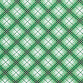 Christmas Musical - Holiday Plaid Green Metallic Yardage Primary Image