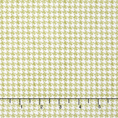 Meadow Sweets - Meadow Houndstooth Green Yardage