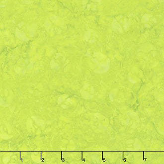 Tonga Batiks - Zing Cabbage Patch Lime Yardage
