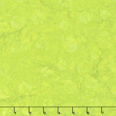 Tonga Batiks - Zing Cabbage Patch Lime Yardage