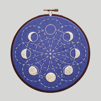 Lunar Blossom Embroidery Kit