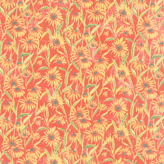 Floribunda - Blackeyed Suzie Q Spice Yardage