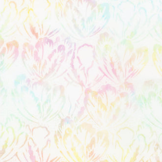 Tonga Batiks - Buttercream Hibiscus Taffy Yardage