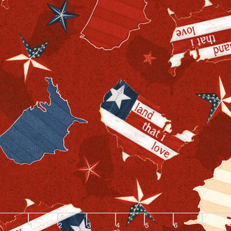 Heritage - Country Toss Red Yardage