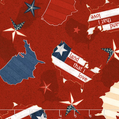 Heritage - Country Toss Red Yardage