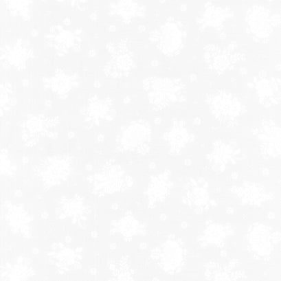Blackout - Florals White Yardage