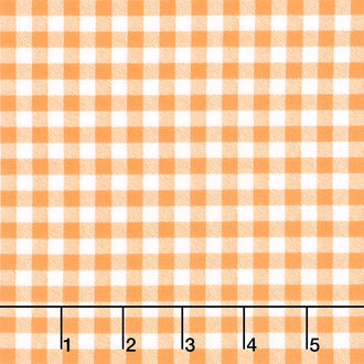 Pumpkin Patch - Gingham Orange Yardage