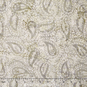 Tonga Batiks - Gotham Paisley Stone Yardage