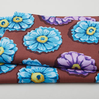 Kaffe Fassett - KAFFE: 85 AN Zinnia - Aqua 2 Yard Cut