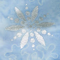 Artisan Batiks - Snowflakes 2 Small Snowflakes Glacier Metallic Yardage