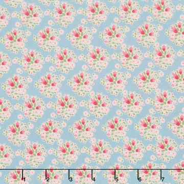 Creating Memories - Summer - Lulu Blue Yardage Primary Image