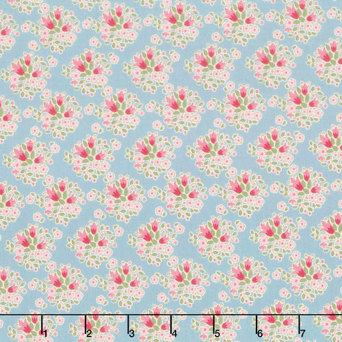 Creating Memories - Summer - Lulu Blue Yardage Primary Image