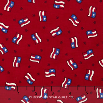 Sew American! - Flags Red Yardage
