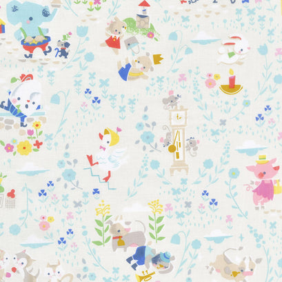 Once Upon a Rhyme - Main Cream Yardage