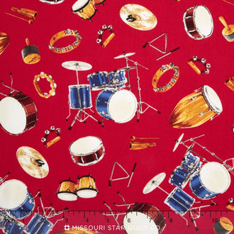 In Tune - Drum Set Red Yardage
