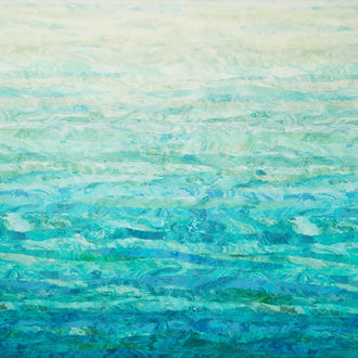 Tranquil Waters - Ombre Dark Blue Multi 108" Wide Backing