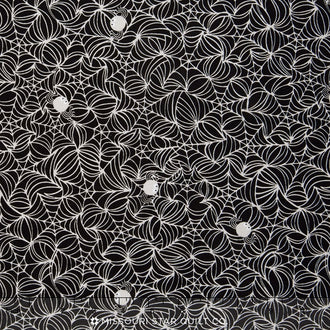 Halloween Magic - Web Black Yardage