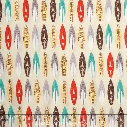 Off Shore - Surfboards Tan Yardage
