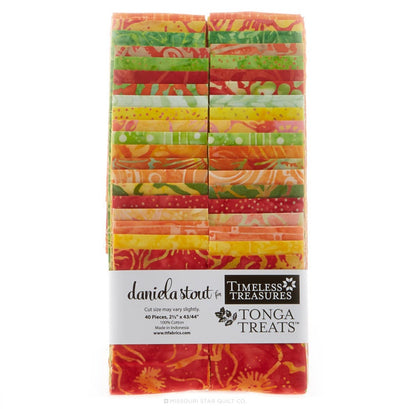 Tonga Treats Batiks - Sunburst Treat 2.5" Strips