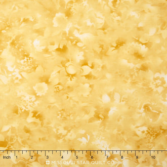 Fusions Bloom - Maize Yardage