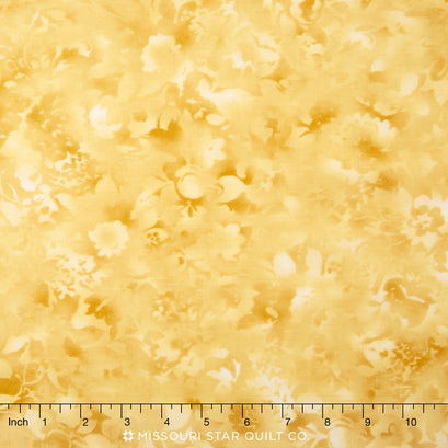 Fusions Bloom - Maize Yardage
