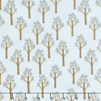 Lancelot - Trees Blue Yardage