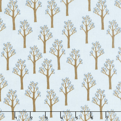 Lancelot - Trees Blue Yardage