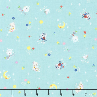 Once Upon a Rhyme - Diddle Aqua Yardage