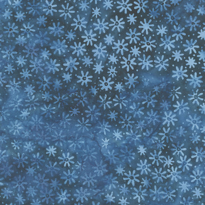 Twilight Batiks - Mini Daisy Storm Yardage
