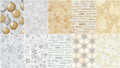 Winter's Grandeur Champagne Metallic Roll Up