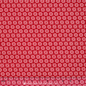 Home for the Holidays - Peppermint Red Yardage