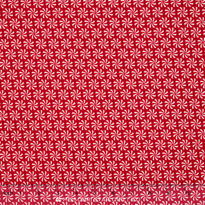 Home for the Holidays - Peppermint Red Yardage