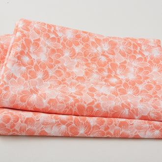 Moonlit Florals - Capturing Light Coral 3 Yard Cut