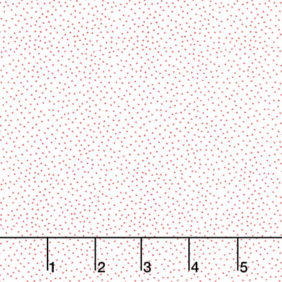 Garden Redwork - Redwork Dots White Yardage