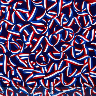 All American - USA Ribbon Navy Yardage