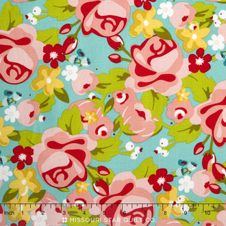 Hello Gorgeous - Gorgeous Main Mint Yardage