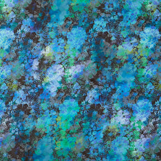 I Dream In Color - Lush Blue Yardage