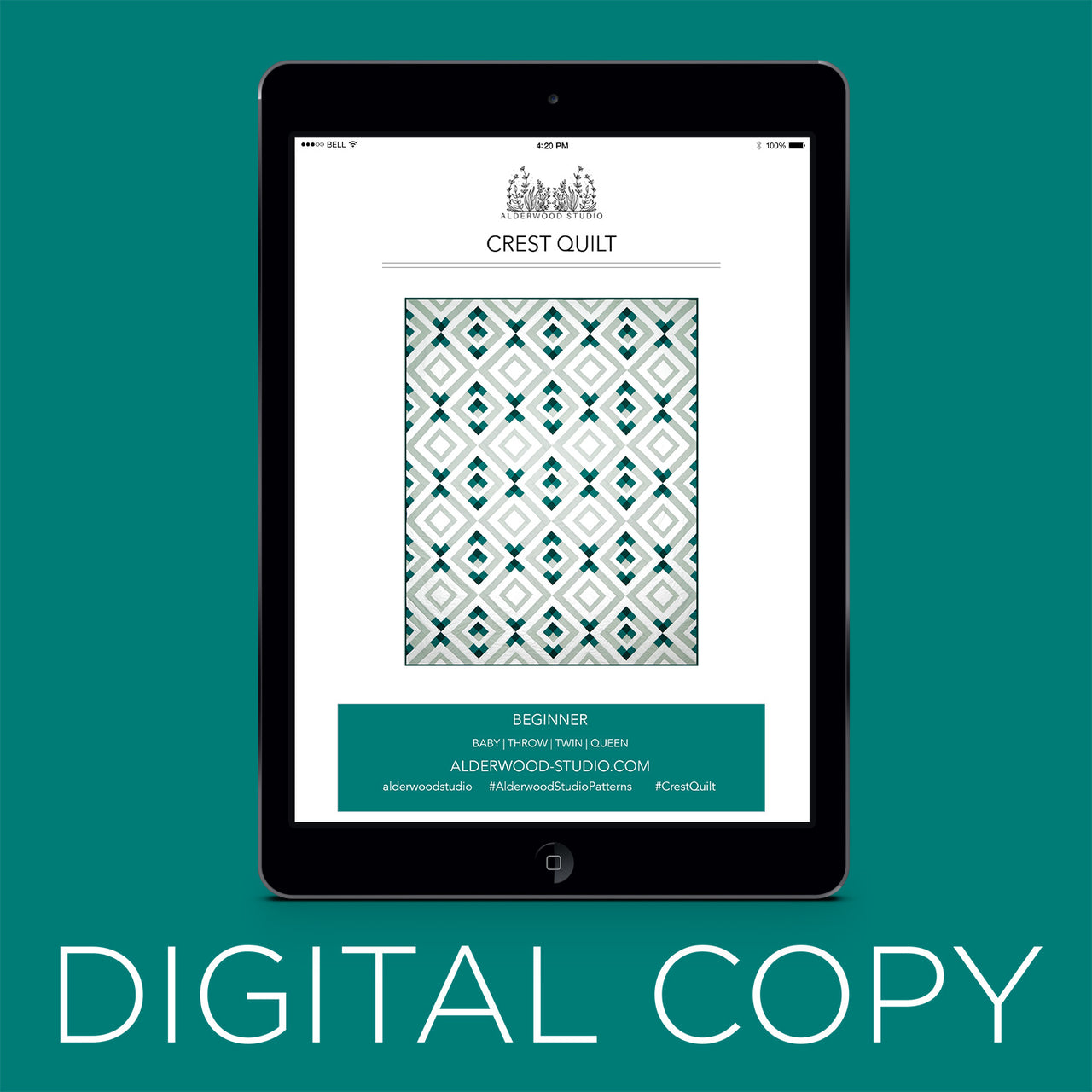 Digital Download - Crest Quilt Pattern