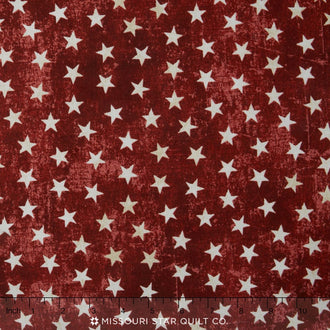 American Vintage - Stars Red Yardage