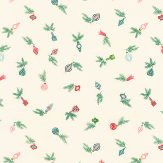 Cozy Wonderland - Vintage Baubles Natural Yardage
