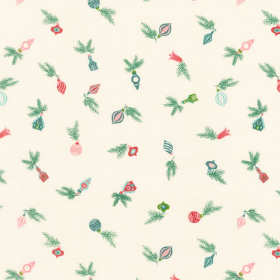Cozy Wonderland - Vintage Baubles Natural Yardage