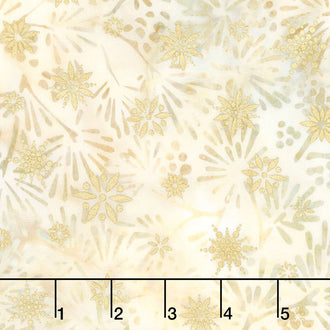 Artisan Batiks - Northwoods 6 Berry Sprigs Winter Metallic Yardage