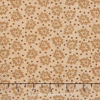 Garnet - Garnet Leaf Tan Yardage