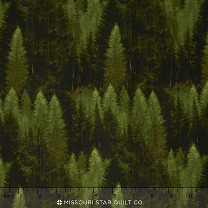 Majestic Outdoors - Majestic Forest Dark Green Yardage