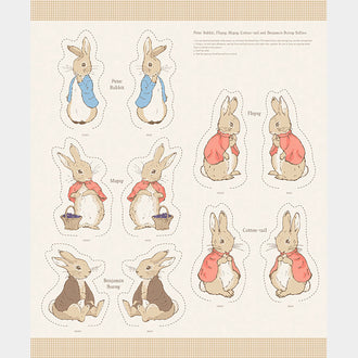 The Tale of Peter Rabbit - Peter and Friends Softie Multi Panel