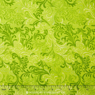 Wilmington Essentials - Flourish Lime 108" Backing