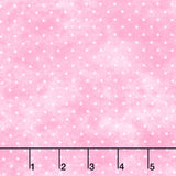 Playtime Flannel - Tiny Dot Pink Yardage Primary Image