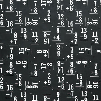 Old School - Flash Cards Black Yardage