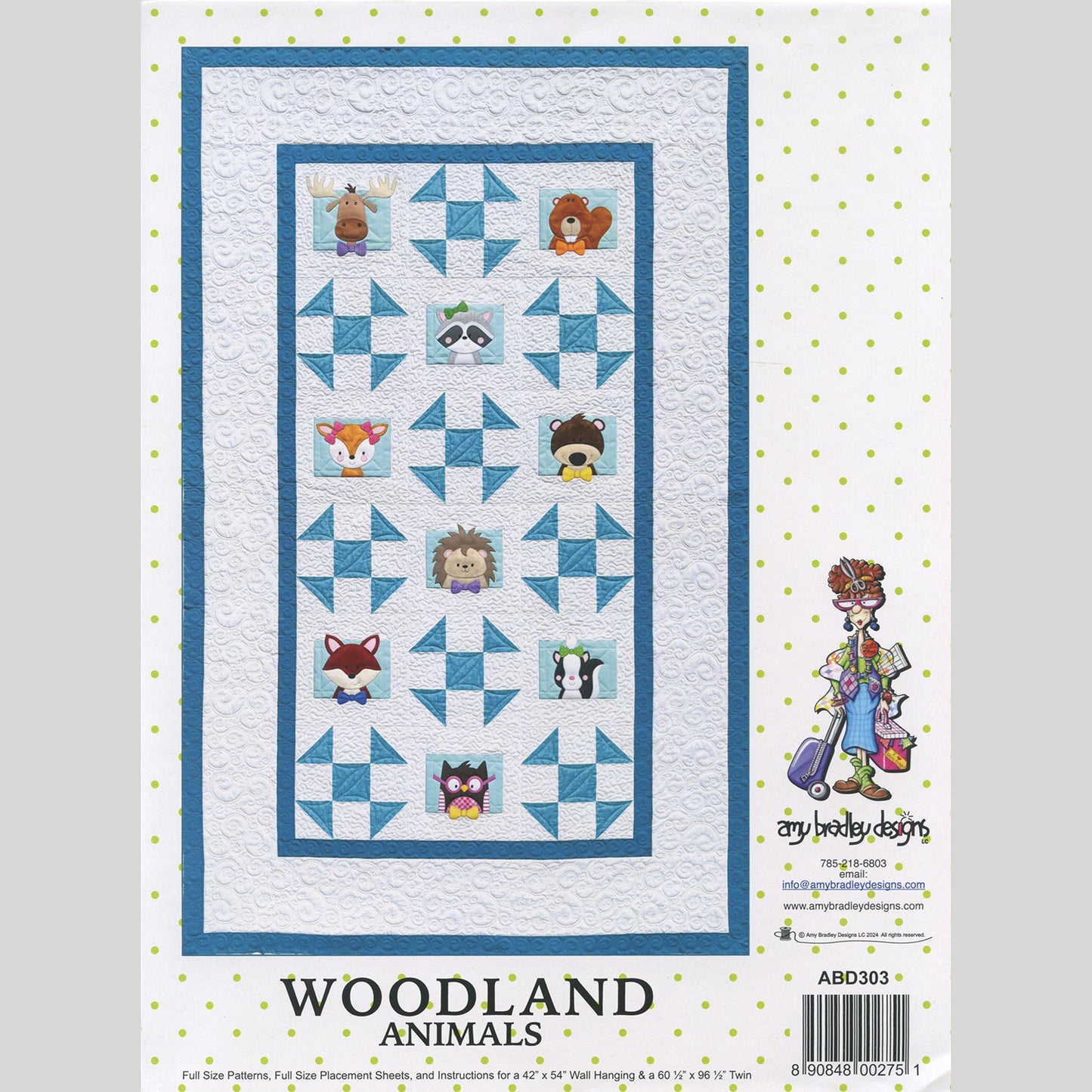 Woodland Animals Quilt Pattern woodland-animals-quilt-pattern